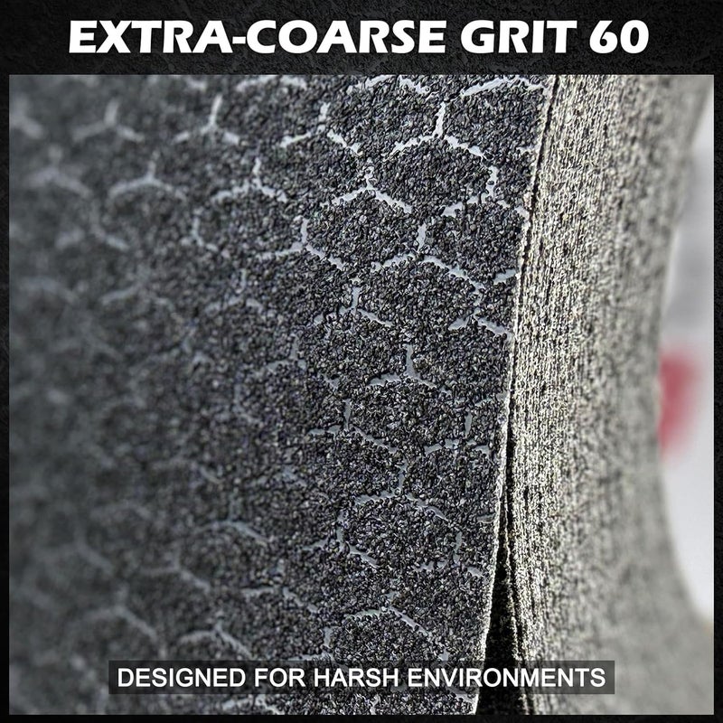 SX Anti Slip Tape 4" x 60' Premium High Traction Grip Tape for Outdoor Stairs, Decks, Ramps - Waterproof & Durable - Image 2